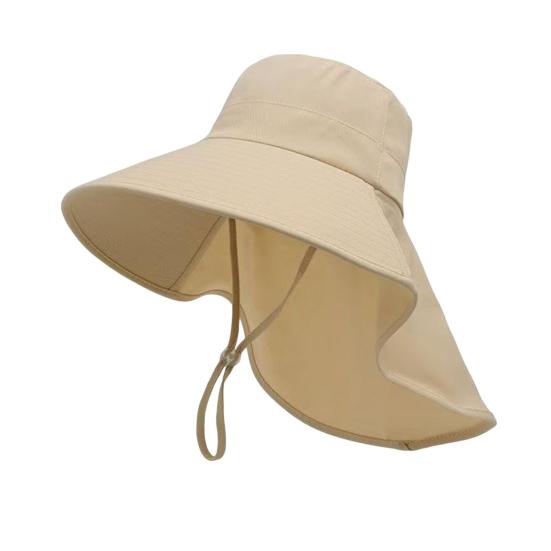 Солнцезащитная шляпа для мужчин и женщин с широкими полями, защитой от ультрафиолета, с шейным клапаном, летняя рыболовная шляпа для походов, путешествий и активного отдыха