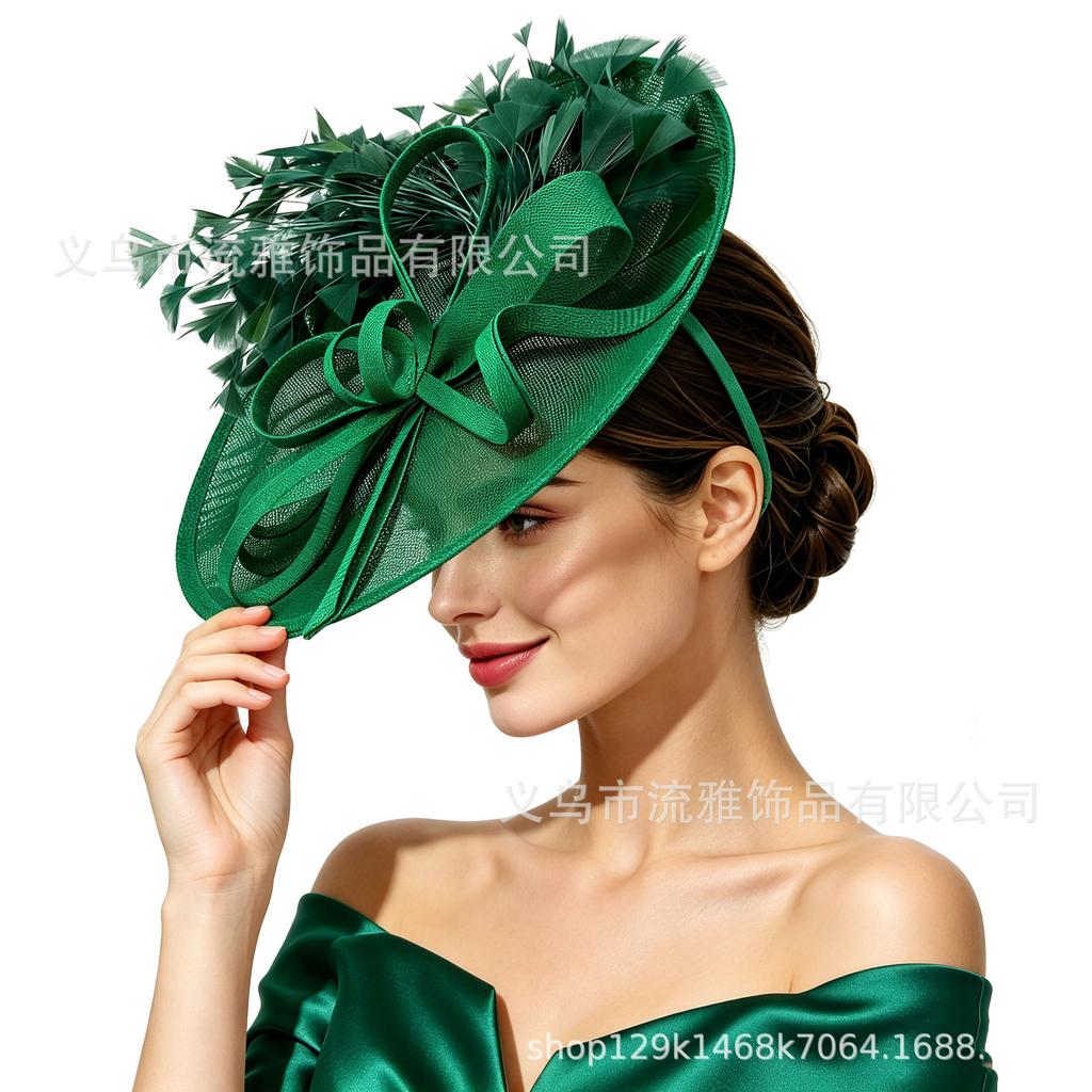 Jockey Club exaggerated top hat headgear European and American bridal wedding headgear hat performance headgear temperament socialite hat