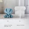 Silicone Elephant Candle Mold Minimalist Animal-Shaped Aroma Relax Plaster Casting Mold DIY Handmade Home Decor Craft Tool