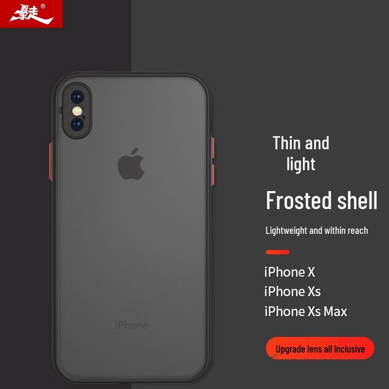 Элегантный матовый черный силиконовый чехол для iPhone