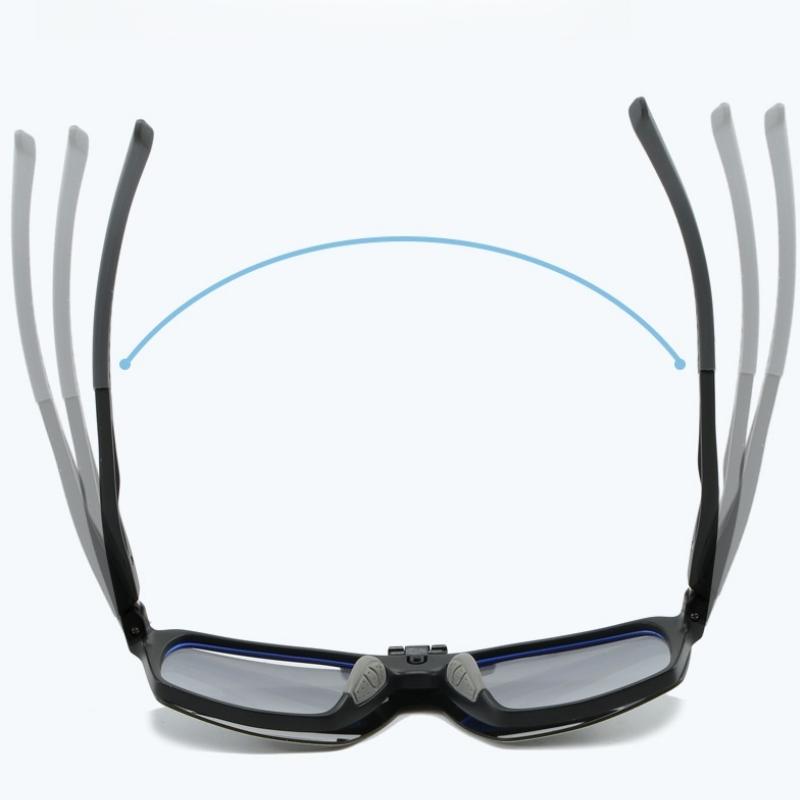 Модные спортивные мужские очки для велоспорта с откидной конструкцией, поляризованные, анти-УФ, оптические очки TR90 с оправой для очков для женщин, 144 мм