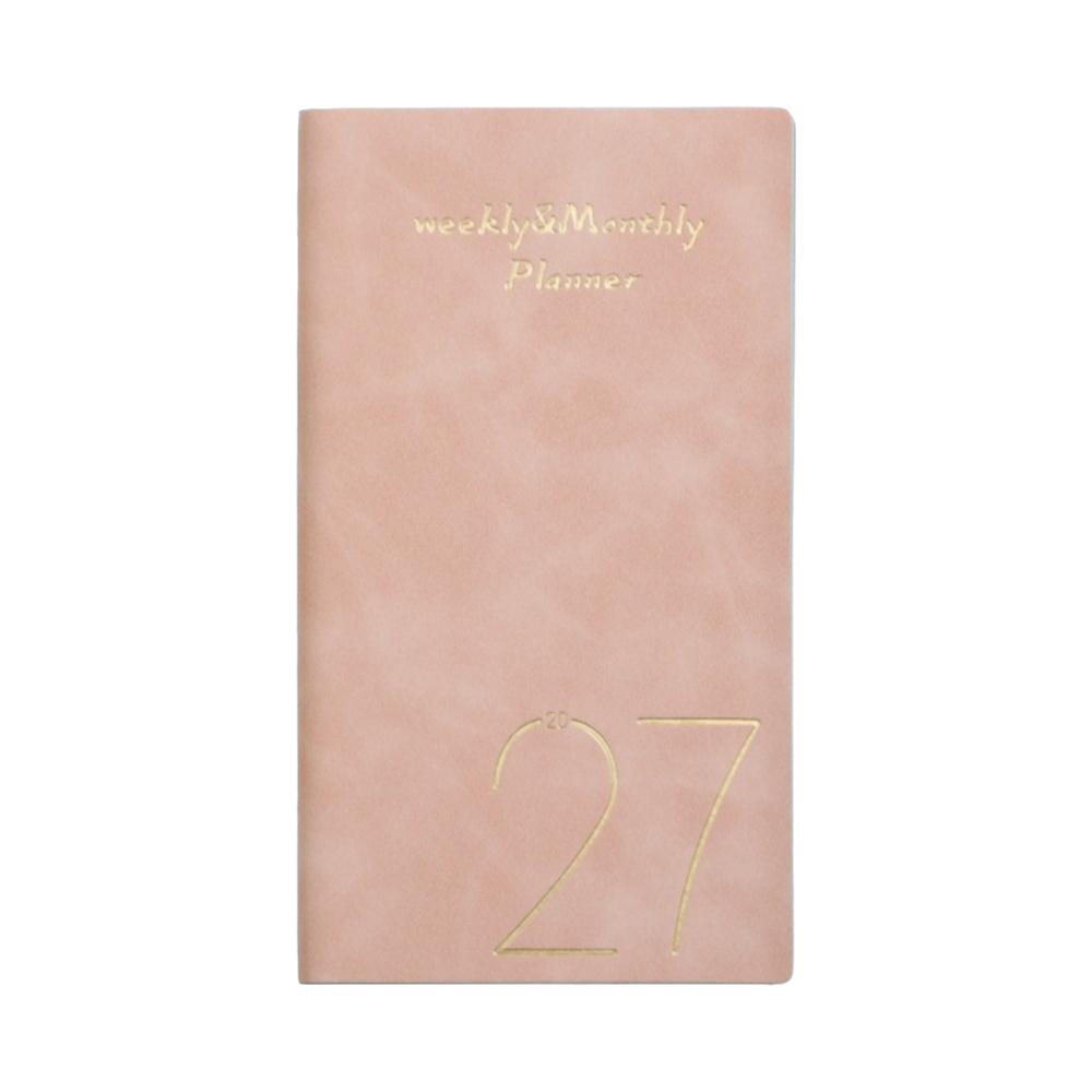 Daily Planning 2027 A6 Planner Notebook Portable Daily Planner New PU Notebook School Supplies