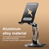 Вращение на 360 градусов Алюминиевый сплав Складная настольная подставка для телефона Настольный ленивый держатель для планшета Подставка-крепление для iPhone iPad Xiaomi Samsung