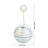 Elegant Disco  Namecard   For Event  Desk Stand  Table Number Holders Silver Place Card