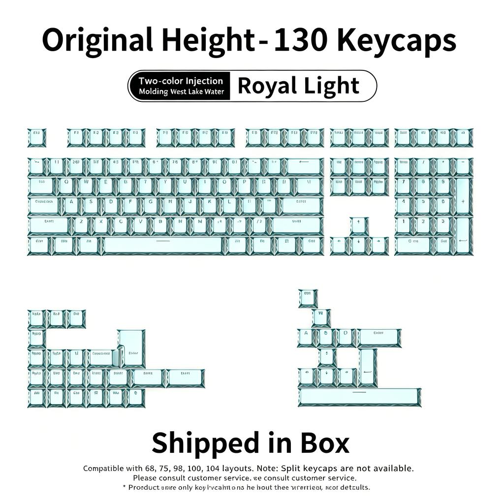 ZORNHER West Royal Выключатели OEM Профиль Колпачки для клавиш PBT Дизайн с полым вырезом Универсальная совместимость для переключателей типа "крест"