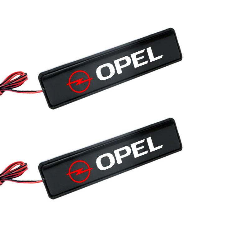 pdcr2 LED Front Hood Grille Emblem Badge Decorative Car Light For Opel Astra H G J Insignia Mokka Zafira Corsa Vectra C D Antara