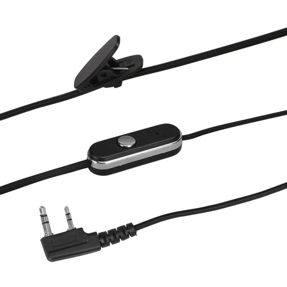 Earhook Design Two Wired Earpiece Wired Walkie Wired Earphone Indoor Outdoor Communication