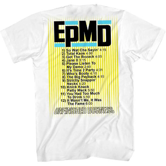 EPMD Men's Unfinished Business T-Shirt White | Officially Licensed Merchandise