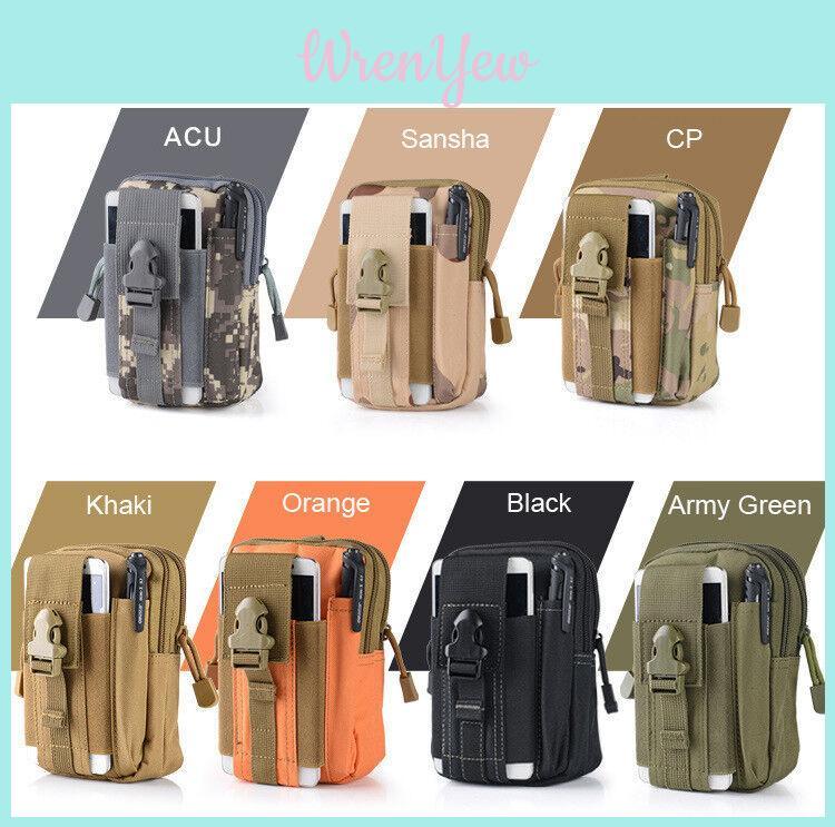 Durable Camouflage Pattern Tactical Waist Bag Ideal For Outdoor Adventures And Camping