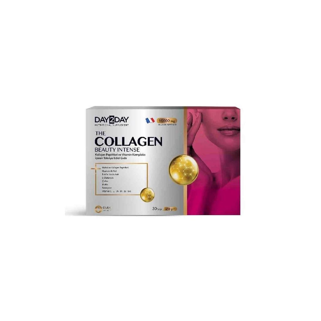 Collagen Beauty Intense Strawberry Flavored 10,000 Mg 30 Sae X 12 G