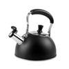 [BLKP] Wide Mouth Whistle Kettle Kettle 1.6L Limited Black Stainless Steel BLKP Black AZ-5014
