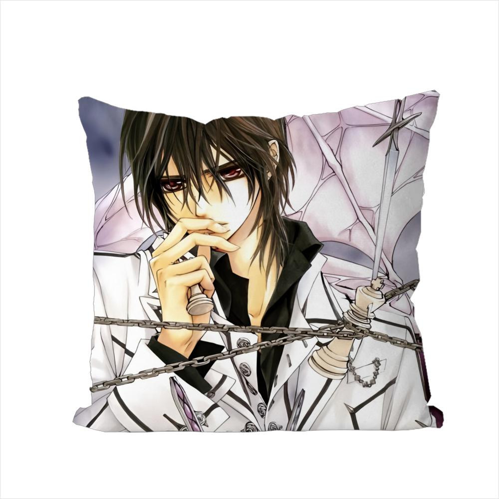 VVampire Knight Pillow Case For Car Sofa Decorative Home Doublesided Print Plush Square Throw Pillow Cushion Cover