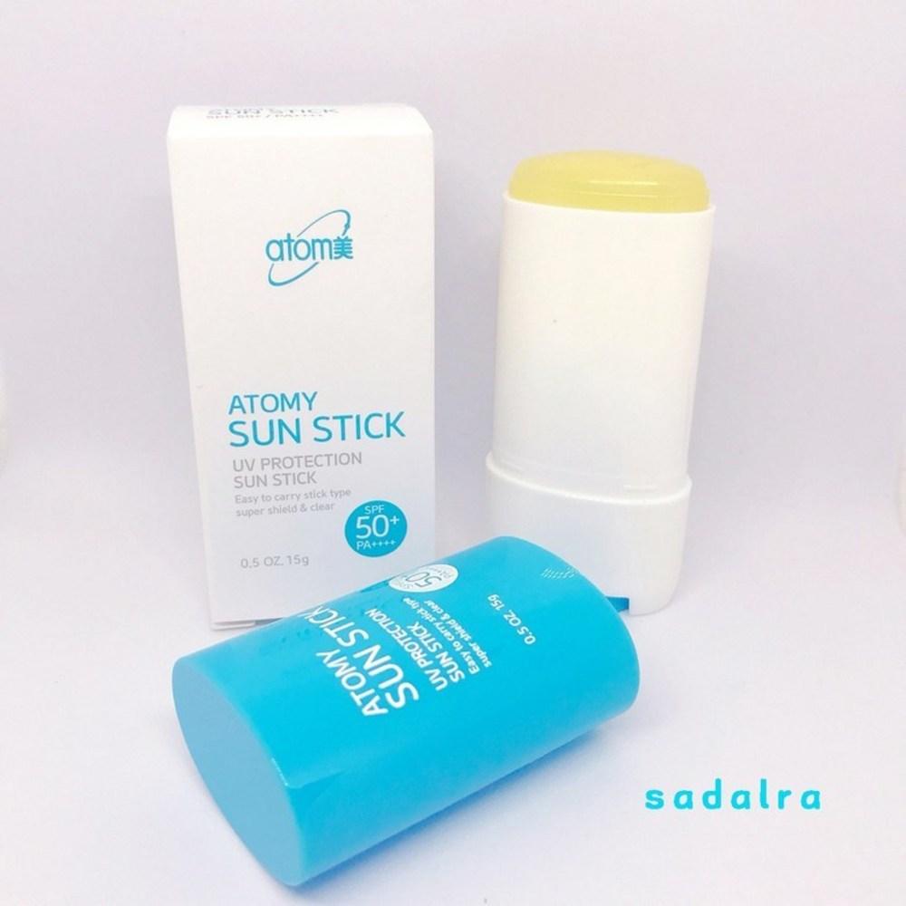 Atomy Sun Stick (SPF50+PA++++) Moisturizing and Soft, 15g, 2 Packs