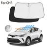 Для Toyota CH-R 2018-2026 2026 2026 2026 Автомобильный Козырек от Солнца на Лобовое Стекло Чехол Солнцезащитный Козырек на Переднее Окно Автомобильный Салон Защита от УФ-Излучения