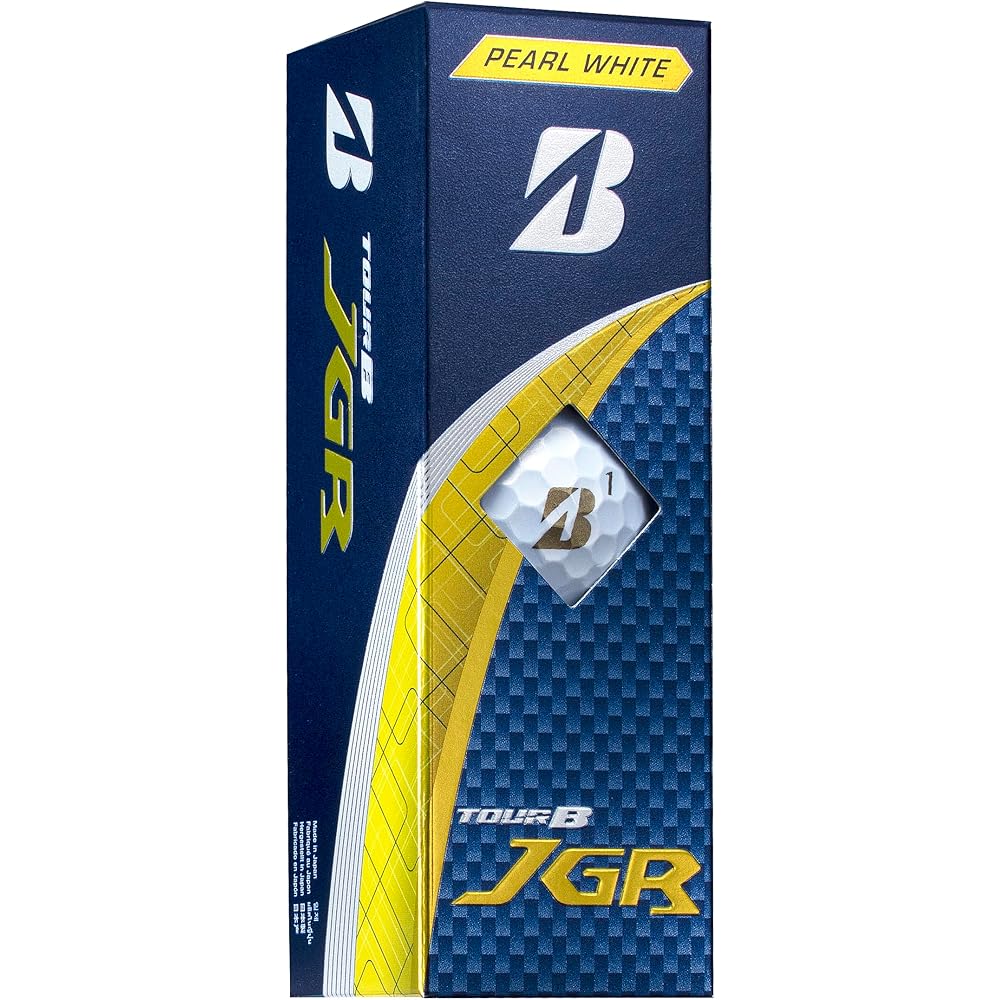 Мячи для гольфа Bridgestone TOUR B JGR Жемчужно-белые, упаковка 12 шт., модель 2025 года