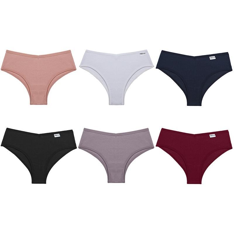M-XXXL Cotton Panties Women's Underwear Female Underpants Lingerie for Ladies Sexy Thong Brazilian Briefs Big Plus Size