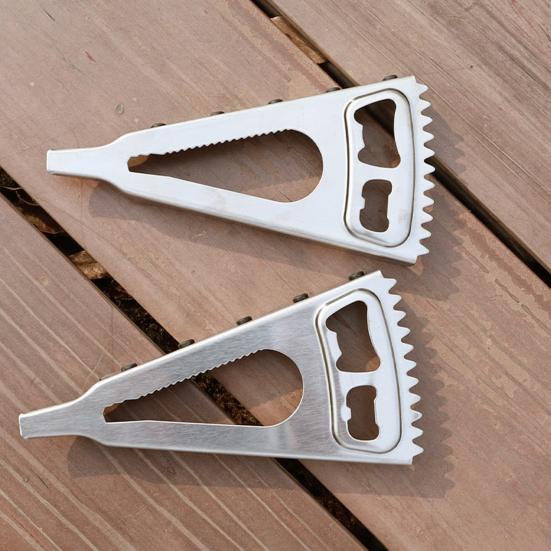 Bottle Opener Comfortable Grip Creative Sturdy Anti-rust Multifunctional Save Effort Silver Color Stainless Steel Jar Opener Home Supply