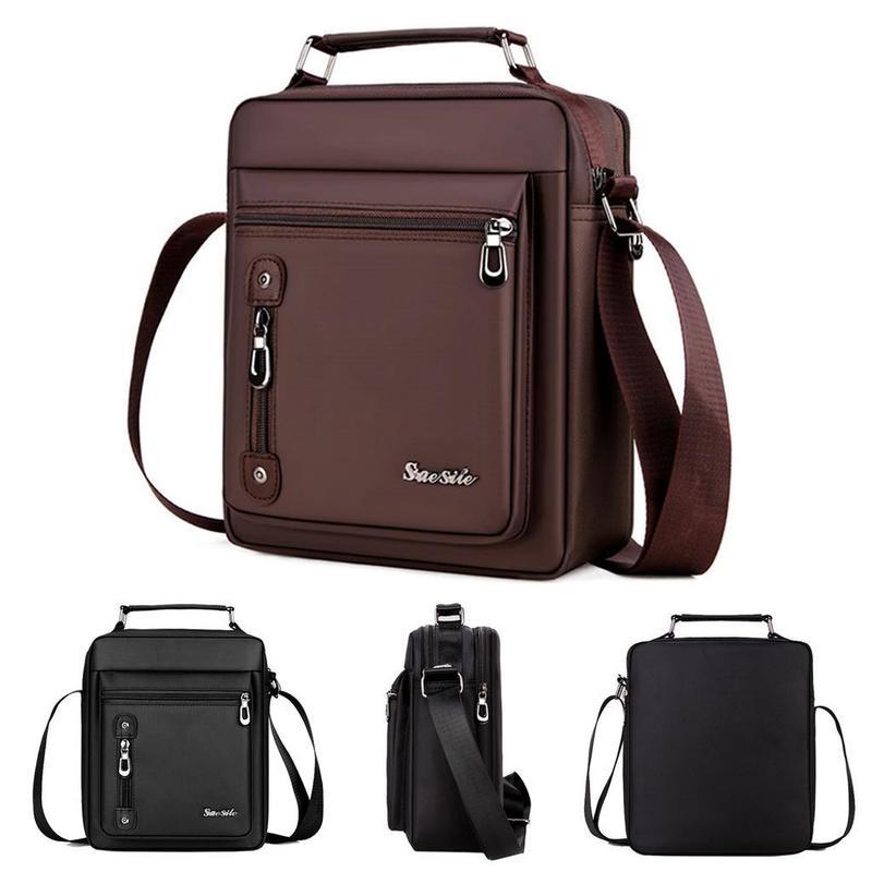 Men Business Oxford Bag Shoulder Bag Messenger Phone Handbag Briefcase