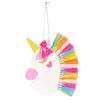 Wooden and Raffia Unicorn Hanging Kit 20 X 23 Cm