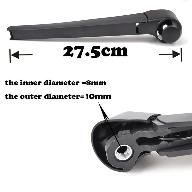 11" Rear Wiper Arm & Blade for VW Passat B6/B7 Estate 2005-2011, Tiguan Mk1, Superb B6 Estate, Exeo ST, Sharan 7N