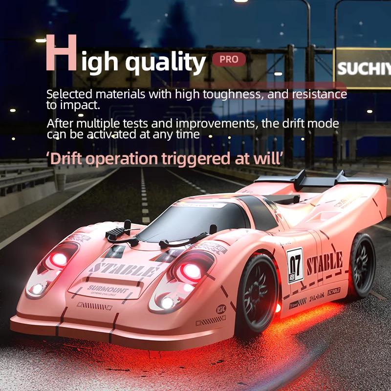 SCY 16307 RC Car Racing High-speed 4WD Carbon Brush Drift Light Competitive Remote Control Sports Cars Model Children Toy Gifts