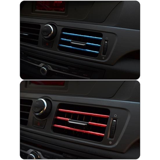 10 шт., универсальная U-образная форма для кондиционера, автомобильная отделка, выходная полоса, украшение для решетки