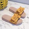 Women Summer Sandals New Flat-bottomed Beach Shoes Anti-slip Bow Increases The Thick-soled Shoes and Drags Women Breathable