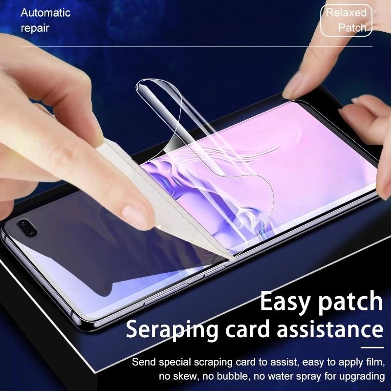 4Pcs Hydrogel Film On the Screen Protector For Samsung Galaxy S10 S20 S9 S8 S21 Plus Ultra Screen Protector For Note 20 8 9 10
