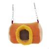 Подвесная кровать для хомяка, пещера морской свинки, милое плюшевое зимнее спальное гнездо 20x13x13 см, для шиншиллы