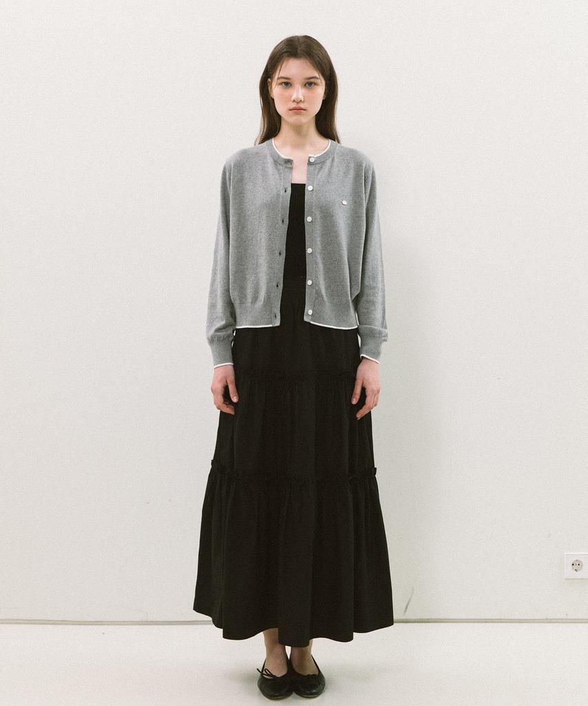 Yeoppe Layered Frill Skirt_Black