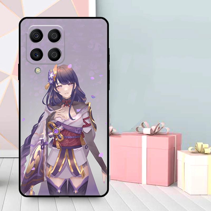 Чехол для игры Baal Genshin Impact для Samsung Galaxy M56 M52 M32 M53 M16 M11 M21 M31 M35 M12 M13 M14 M15 M36 M55 M34 M54