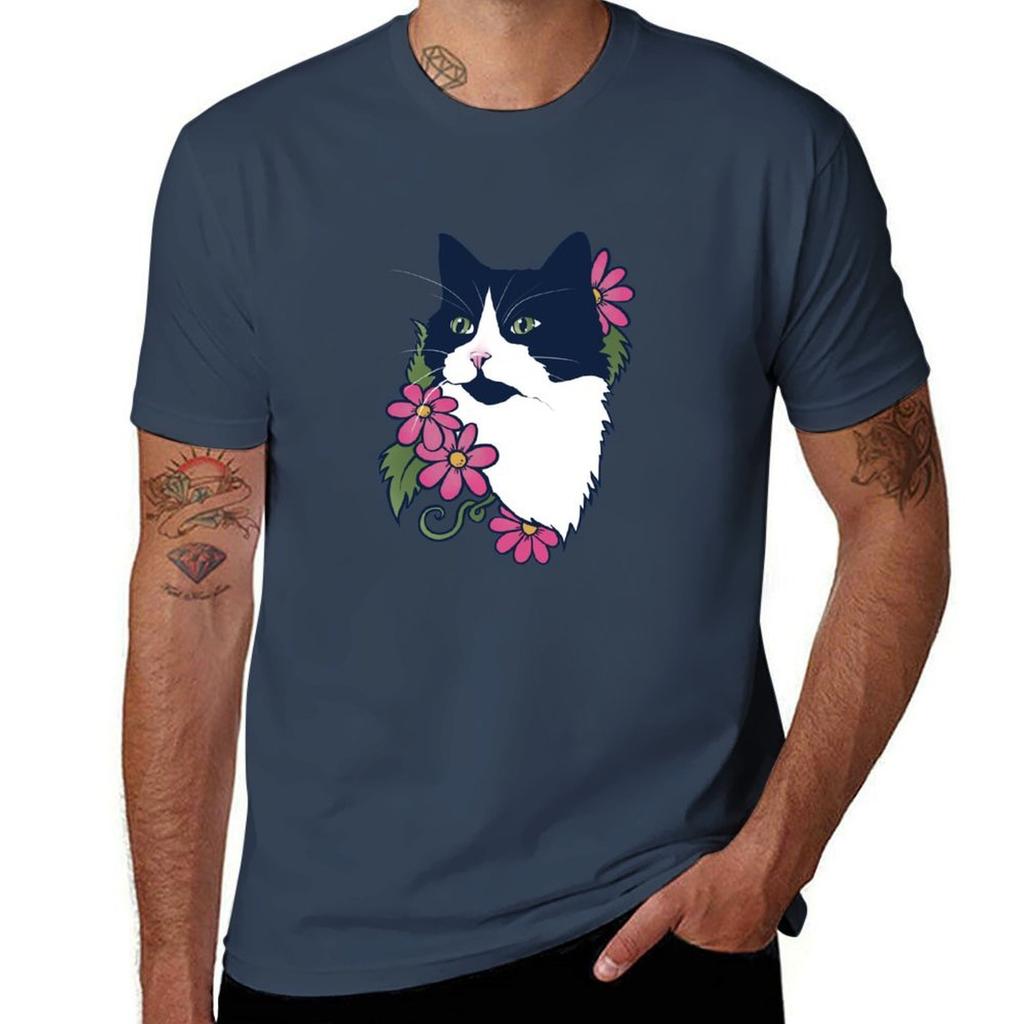 Tuxedo Cat TShirt t shirt custom print t shirt personalised Unisex tshirt TShirt