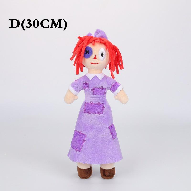 Digital Circus Plush Toy,The Amazing Pomni and Jax Plushies Doll,Plushies Toy for TV Fans Gift, Cute Stuffed Figure Doll