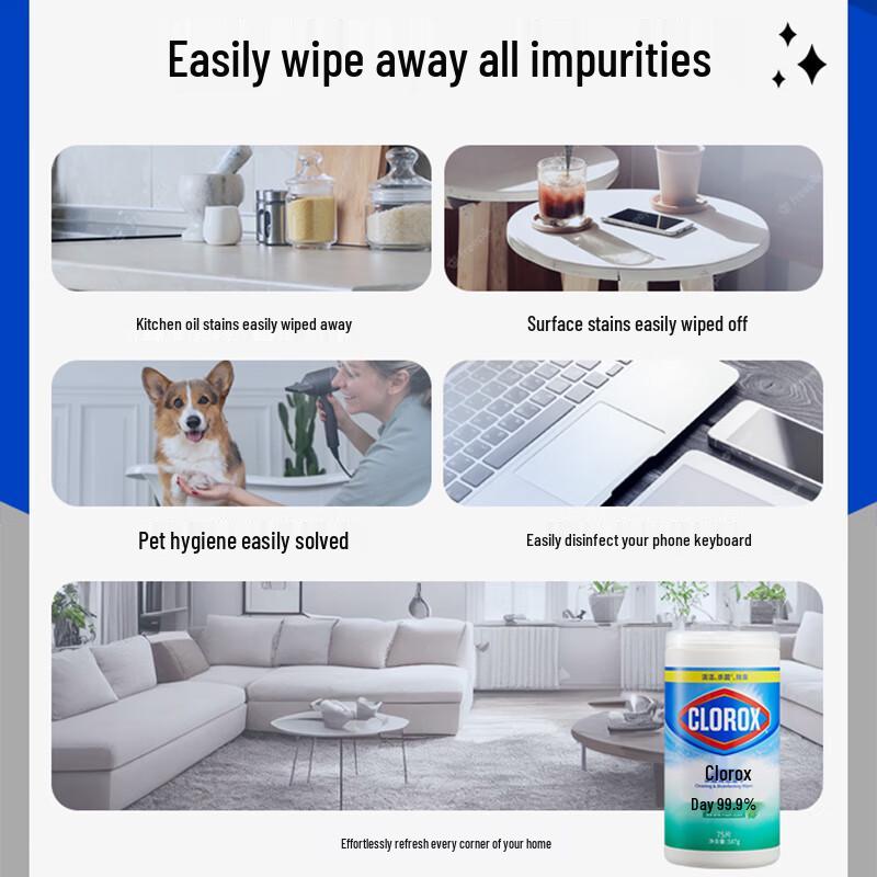 Салфетки Clorox для чистки и дезинфекции кухни