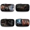Spacious Black Myth Wu Kong Pencil Case Stylish Polyester Design For Students