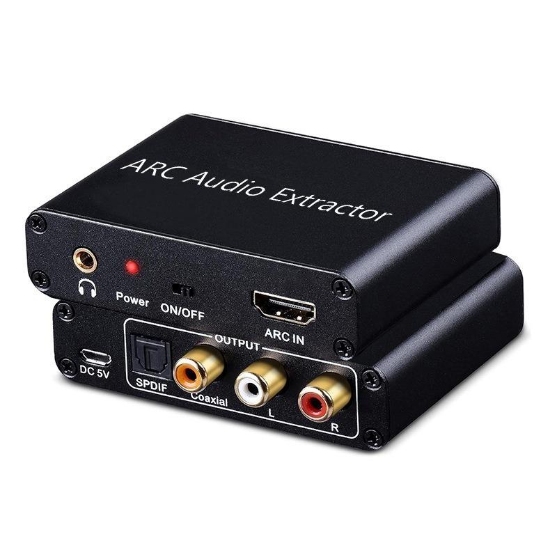 HDTV/ARC Audio Converter: Optical, Coaxial, 3.5mm Headphone Output