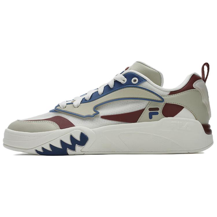 Fila Fusion Desperado Низкие Удобные Простые Универсальные Низкие Ретро Баскетбольные Кроссовки Мужские кроссовки Белый Красный T12M423204FGF