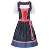 Немецкая баварская юбка копейка костюм Октоберфест взрослый, женская фестивальная форма для народного танца