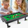 1 Set Mini Pool Table Game Indoor Portable Simulated Billiard Table Toy Kids Adults Family Party Interactive Mini Snooker Board Game