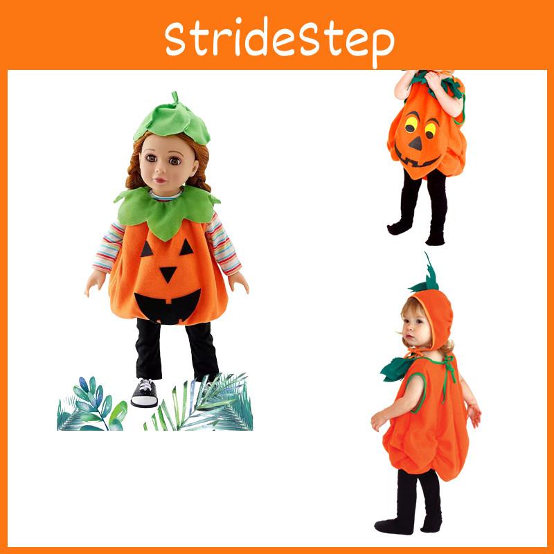 Children's Festival Pumpkin Costume Soft Comfy For All-day Wear On Halloween!