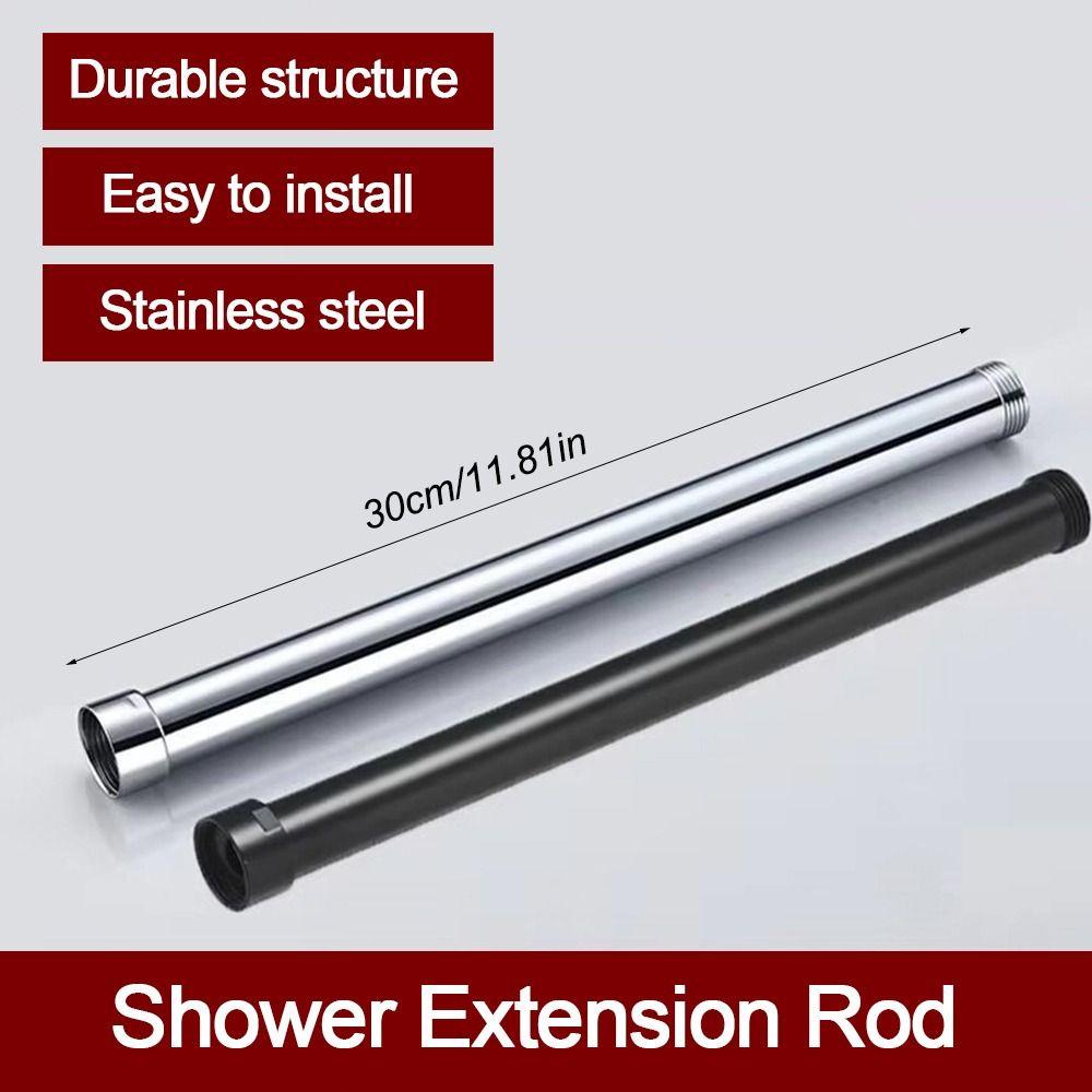 Round Extension Tube Stainless Steel Shower Bracket New Shower Extension Rod