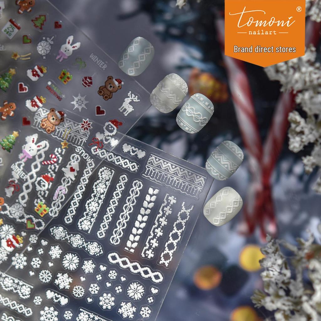 Новогодний 3D пиксельный свитер Tomoni.