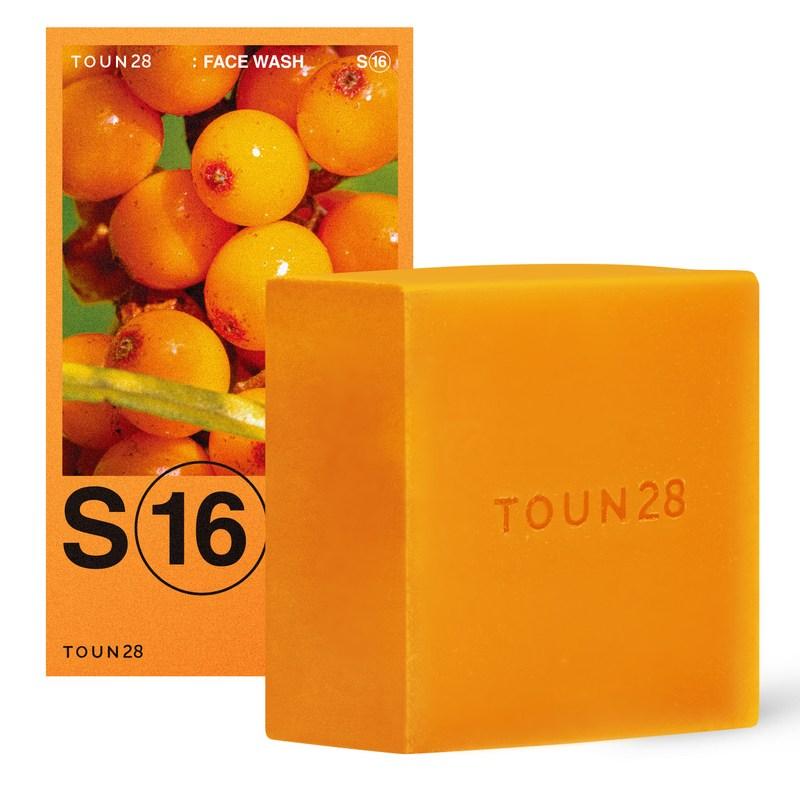 Tone28 S16 Мыло для умывания с маслом морского леща + Альфа-Бизоболол, 1 шт.