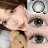 Contact Lenses 2 Pieces MillCreek Black Large Diameter Doll Eyes 14.5mm with Degree Natural  Yearly Use Graded 0~-8.00