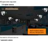 1080P HD Беспроводная WiFi Панорамная Инфракрасная Камера Безопасности с Удаленным Мониторингом и Слот для Карты