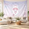 My Melody Wall Tapestry Home Decor Hanging Cloth Art Background Tapestry for Bedroom
