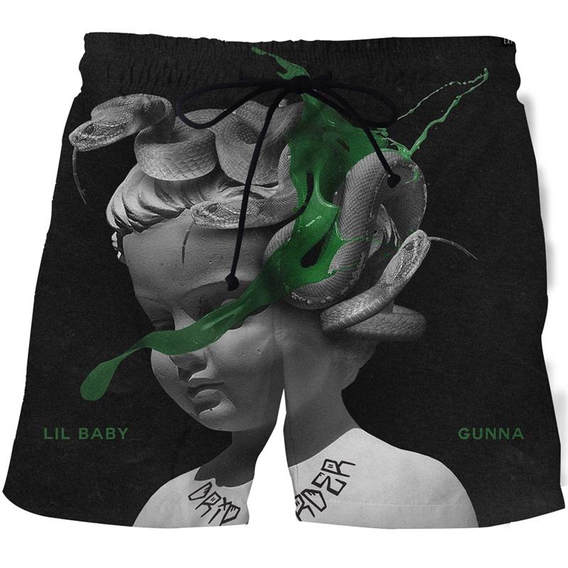 Пляжные шорты с 3D принтом и принтом для мужчин и женщин, крутые короткие штаны с абстрактным искусством, летние повседневные удобные шорты для скейтборда, спортивные плавки