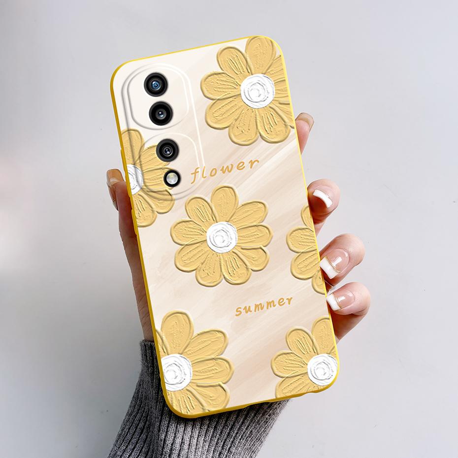 Phone Case For Huawei Honor 70 Pro Case Honor 70 Cover Cute Rabbit Panda Back Cover For Honor 70 5G 70Pro Soft Shockproof Bumper