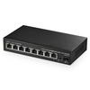 Binardat 10G 8 X Gigabit Base T Unmanaged Desktop Ethernet Switch 8-port 2.5G Switch, SFP+ Ports, 2.5 RJ-45 Ports, Multi-Gigabit