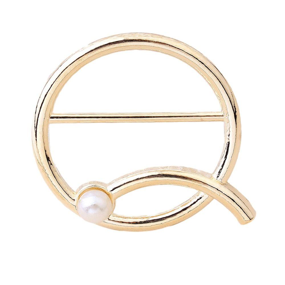 4Pcs Versatile T-Shirt Clip Silk Clasp Clips Shawl Buckle Waist Buckle Scarf Buckle Scarf Ring